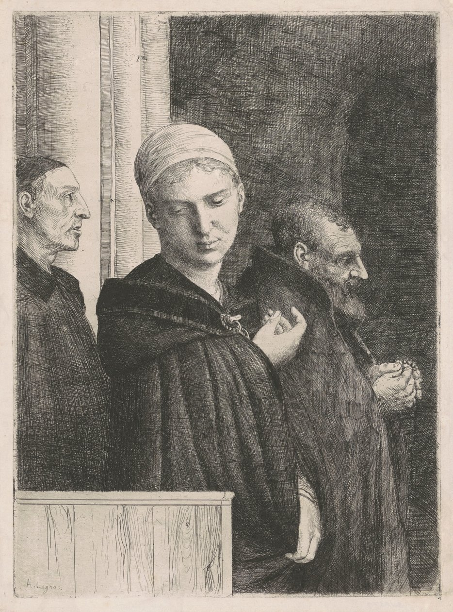 Chrzest autorstwa Alphonse Legros