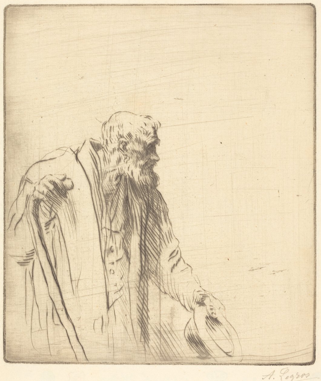 Żebrak autorstwa Alphonse Legros