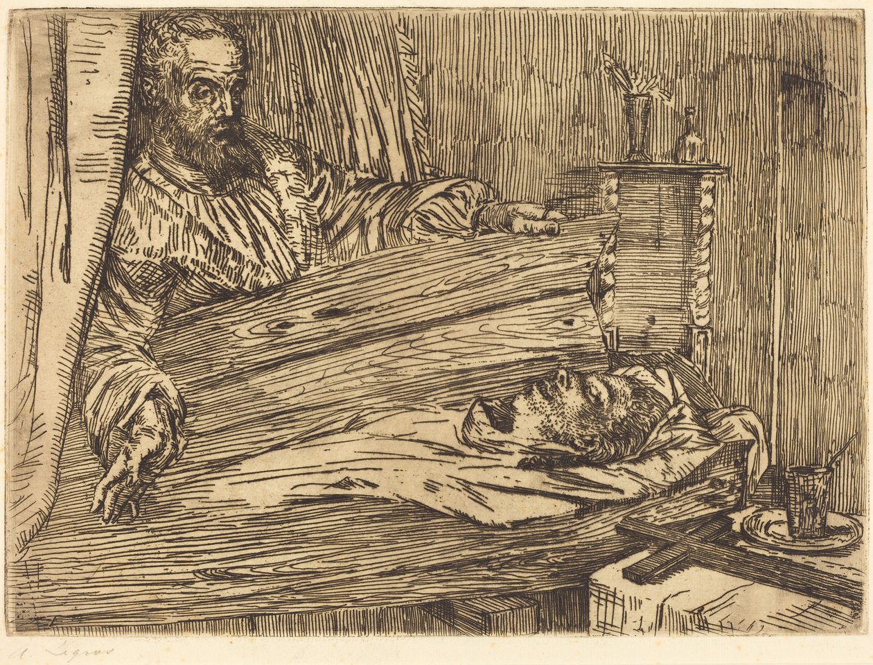 Berenice, druga plansza autorstwa Alphonse Legros