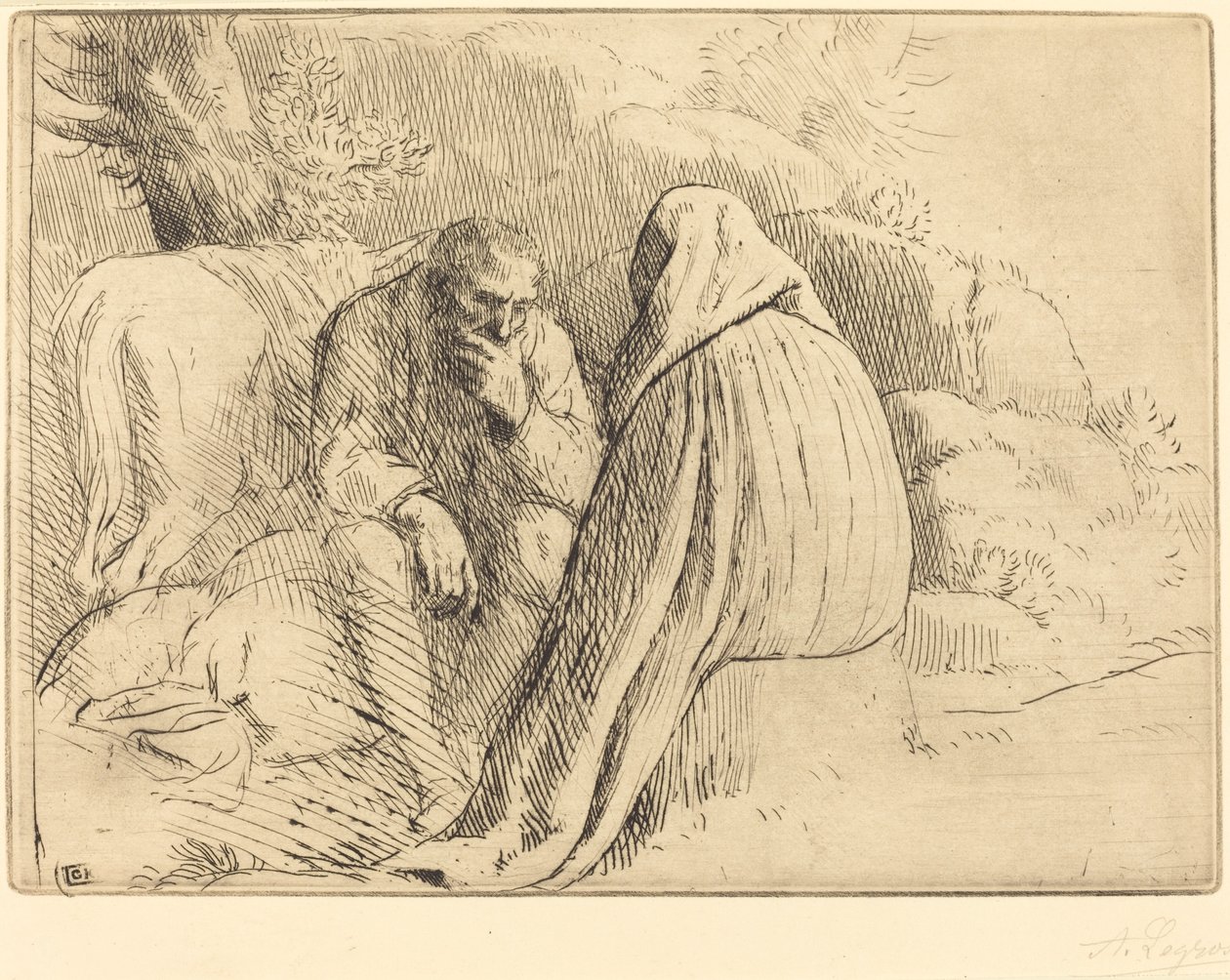 Czeski Obóz autorstwa Alphonse Legros