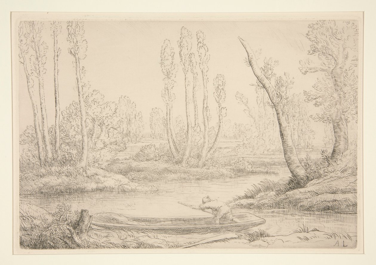Brzegi Sommy w pobliżu autorstwa Alphonse Legros