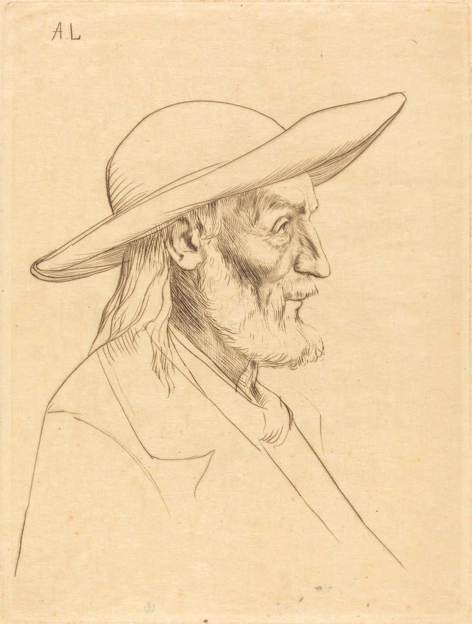 Chłop bretoński autorstwa Alphonse Legros