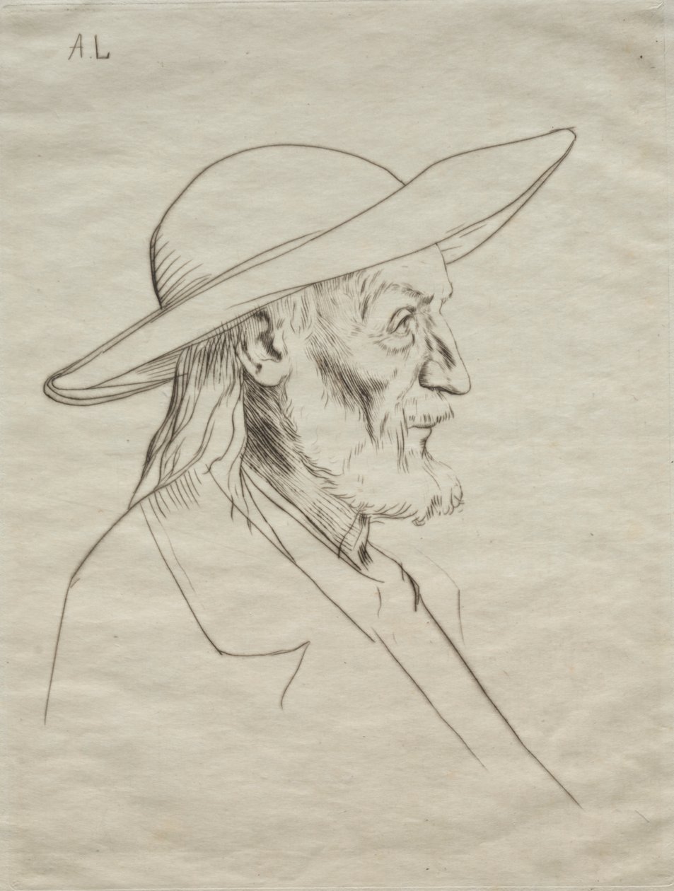 Chłop bretoński autorstwa Alphonse Legros