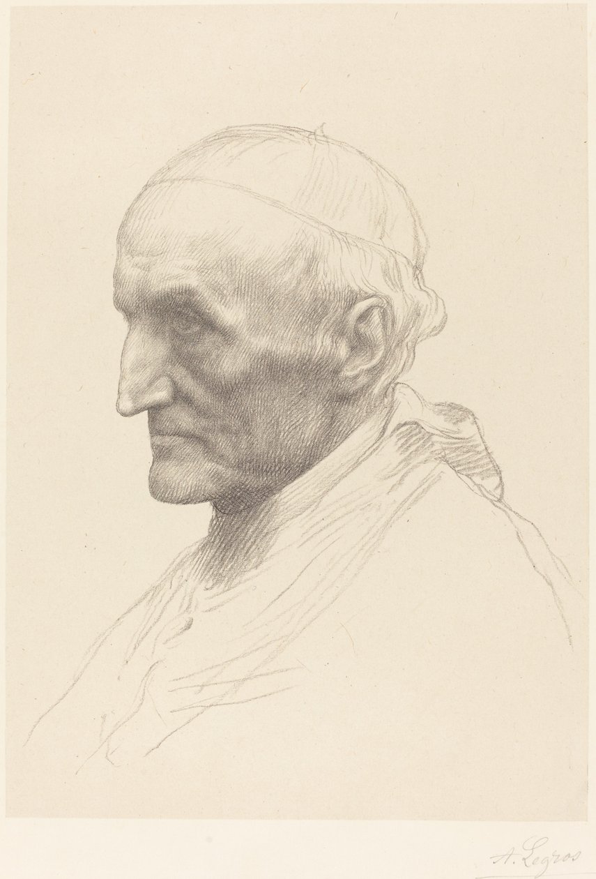 Kardynał Manning, 2. płyta autorstwa Alphonse Legros