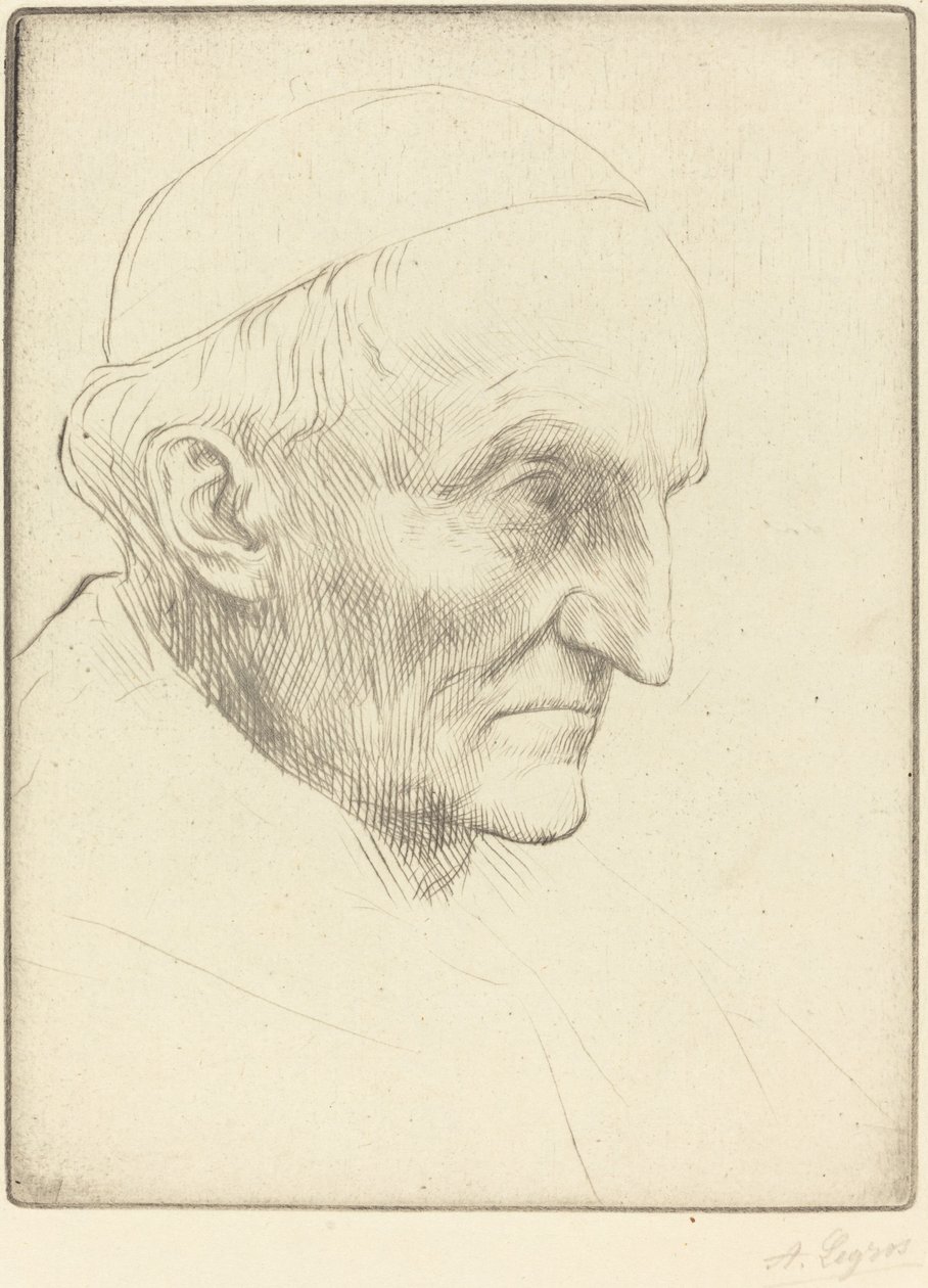 Kardynał Manning, trzecia płyta autorstwa Alphonse Legros