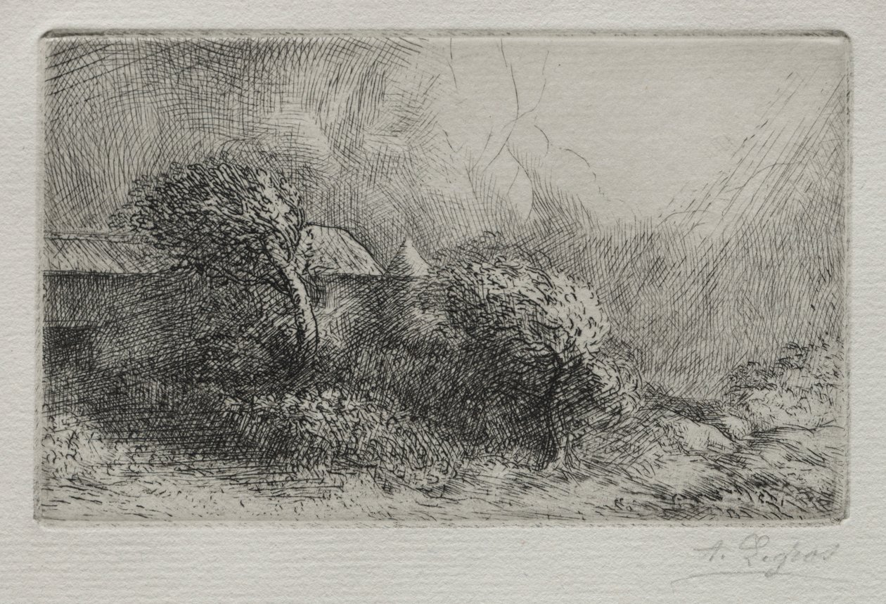 Chailli: Koniec burzy (efekt burzy) autorstwa Alphonse Legros
