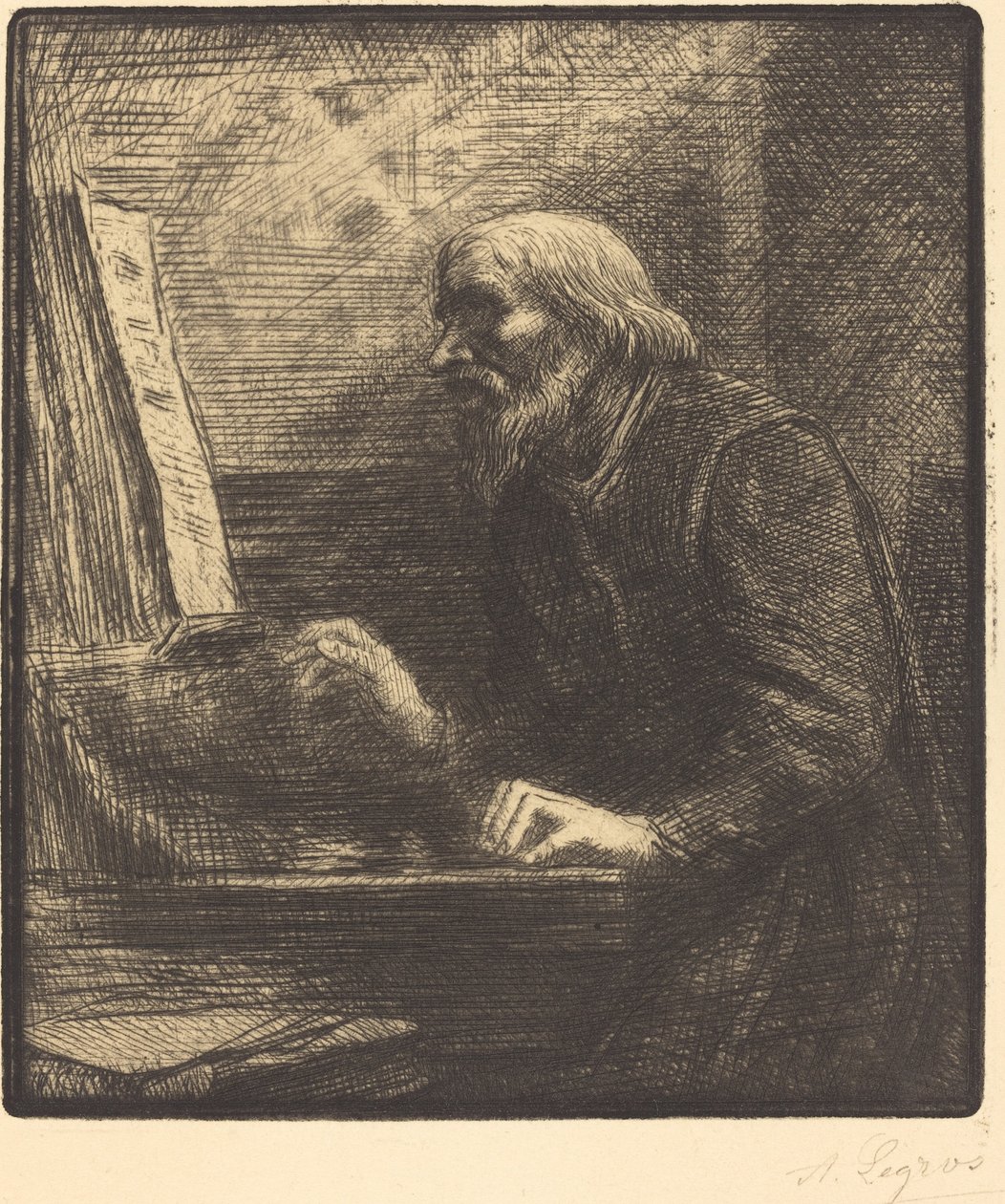 Chórmistrz autorstwa Alphonse Legros