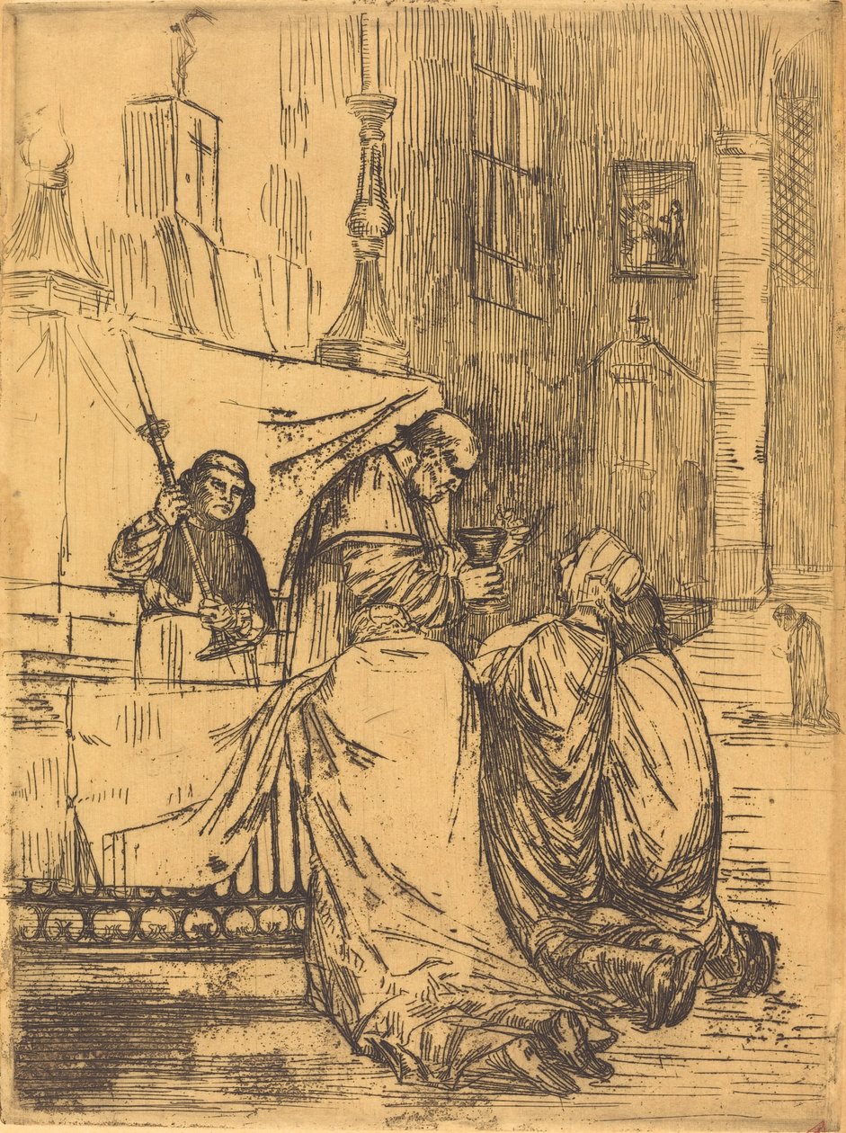 Komunia w kościele św. Medarda (La communion dans l