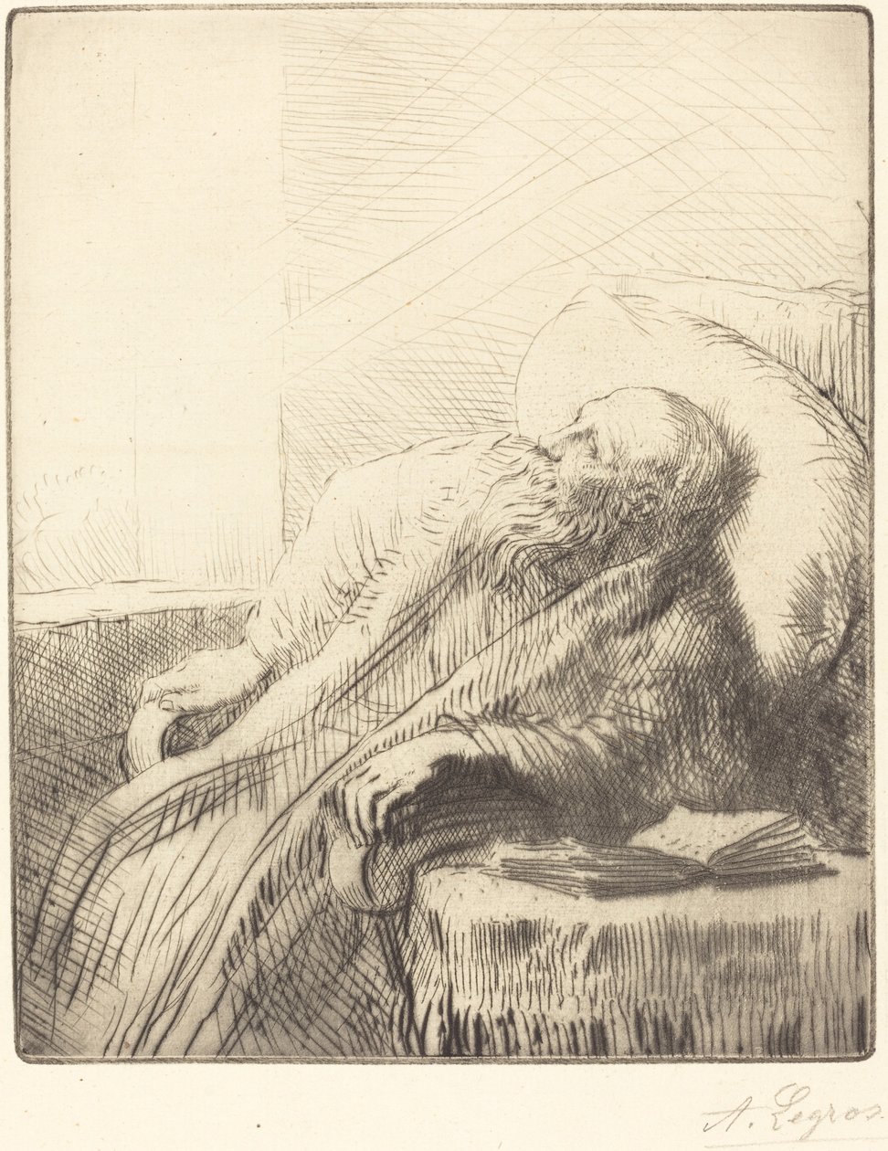 Rekonwalescencja (Le rekonwalescencja) autorstwa Alphonse Legros
