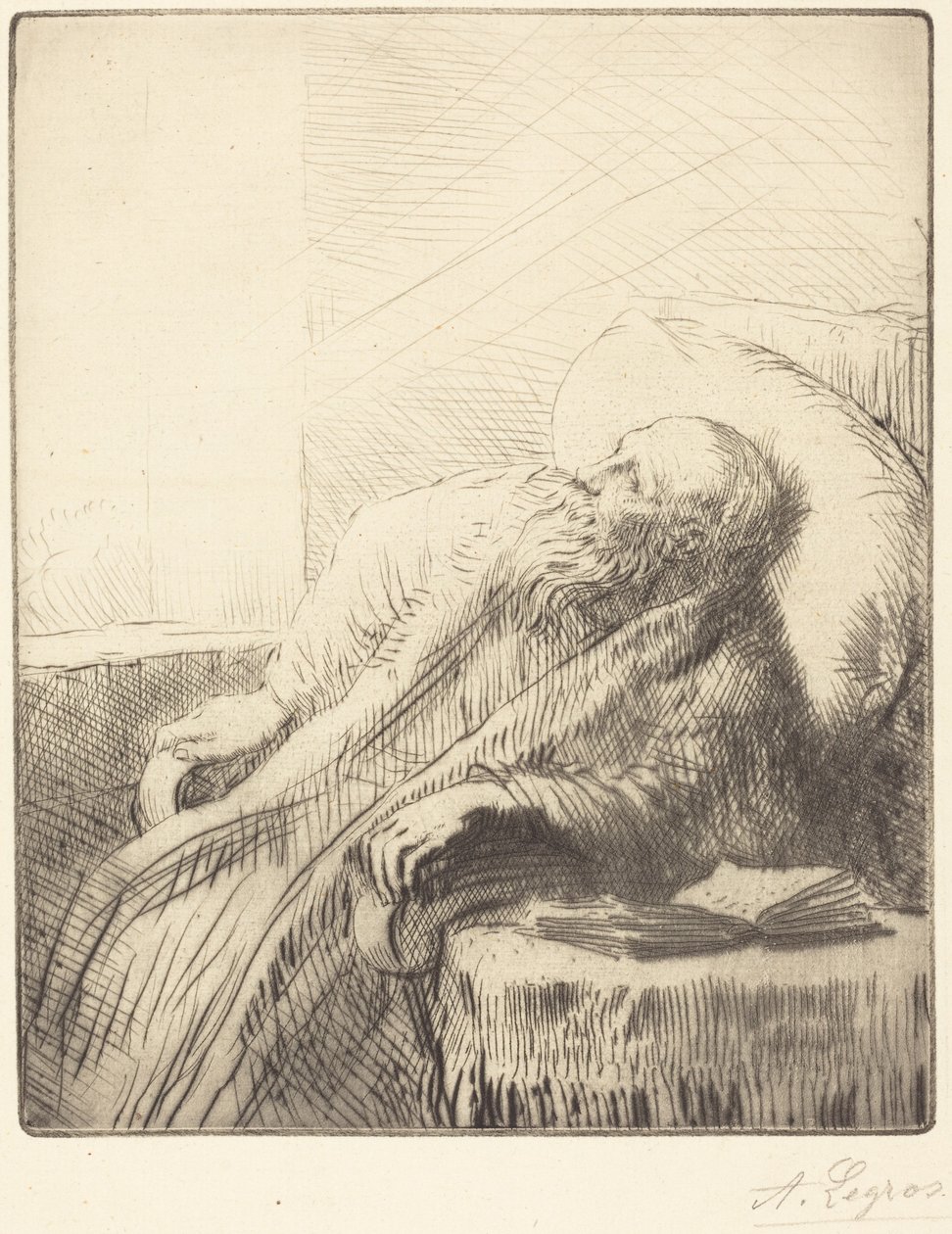 Rekonwalescent autorstwa Alphonse Legros