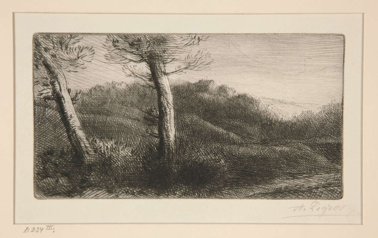 Zachód słońca autorstwa Alphonse Legros