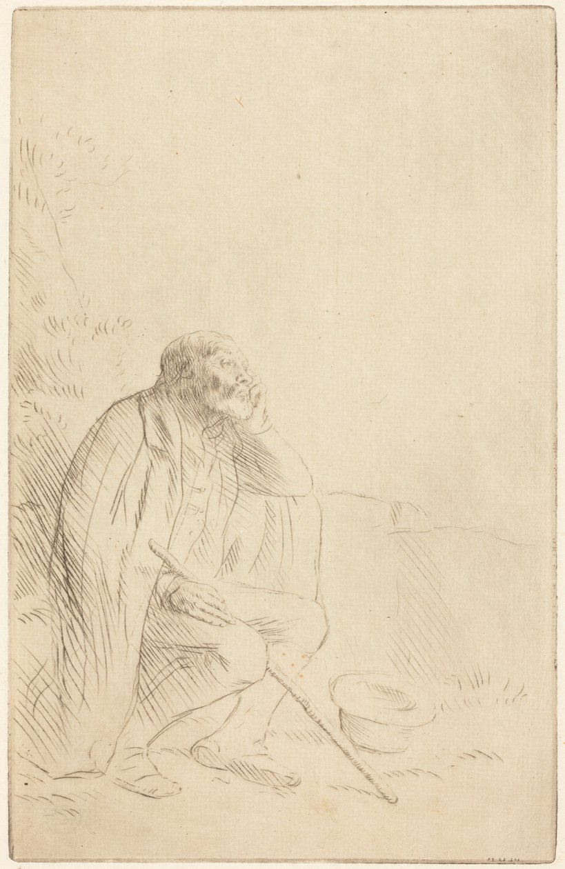 Day-dream (Marzyciel) autorstwa Alphonse Legros