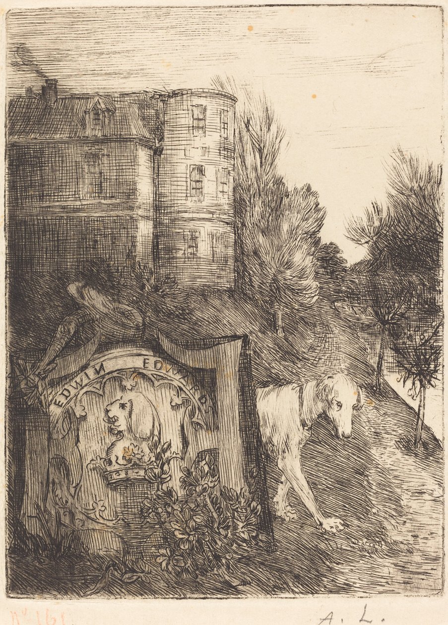 Była biblioteka Edwin Edwards. autorstwa Alphonse Legros