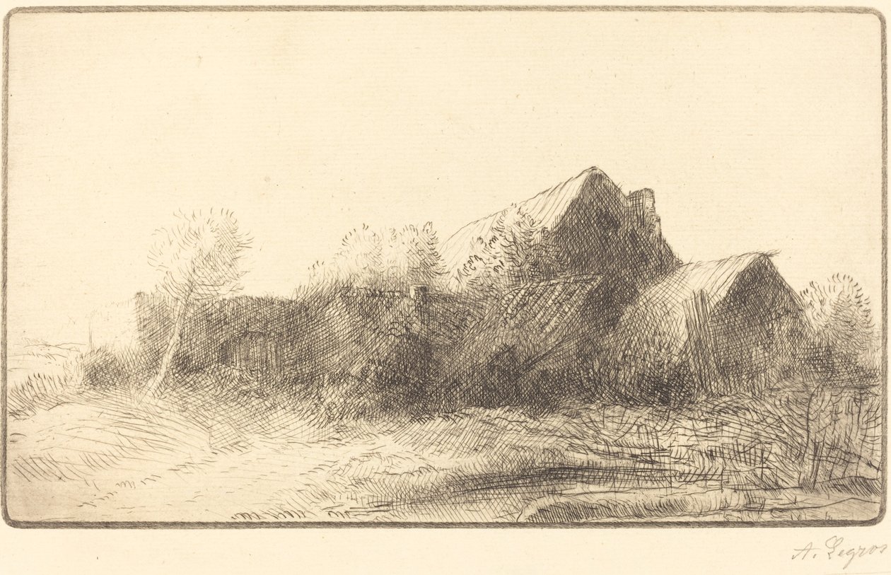 Gospodarstwo rolne autorstwa Alphonse Legros