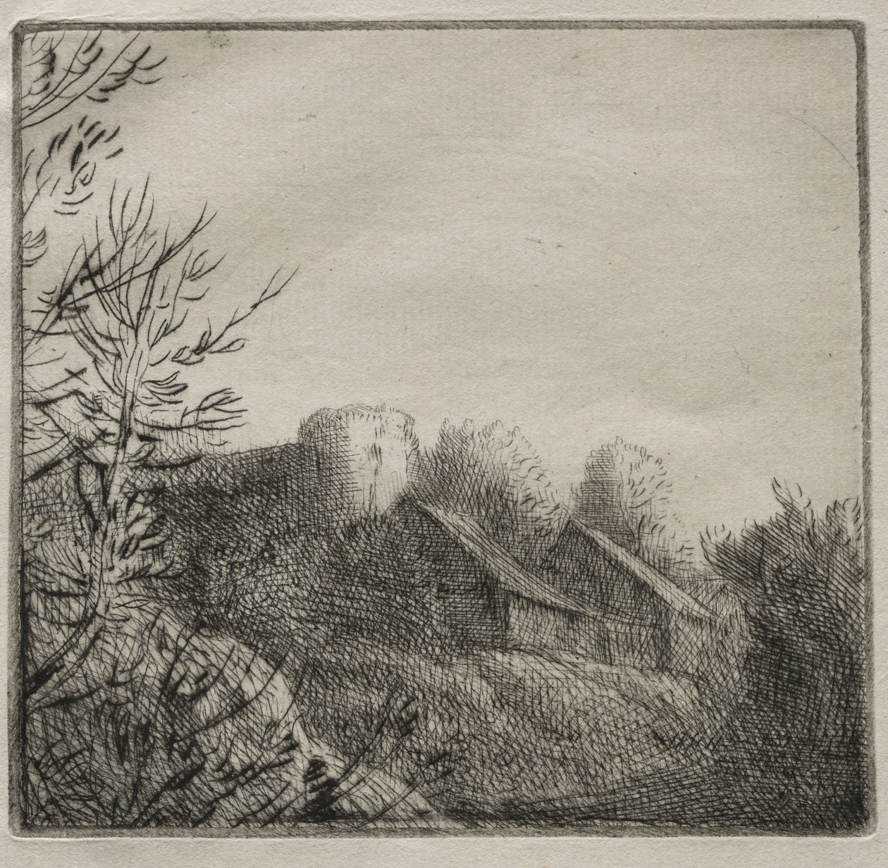 Gospodarstwo w Valoux autorstwa Alphonse Legros