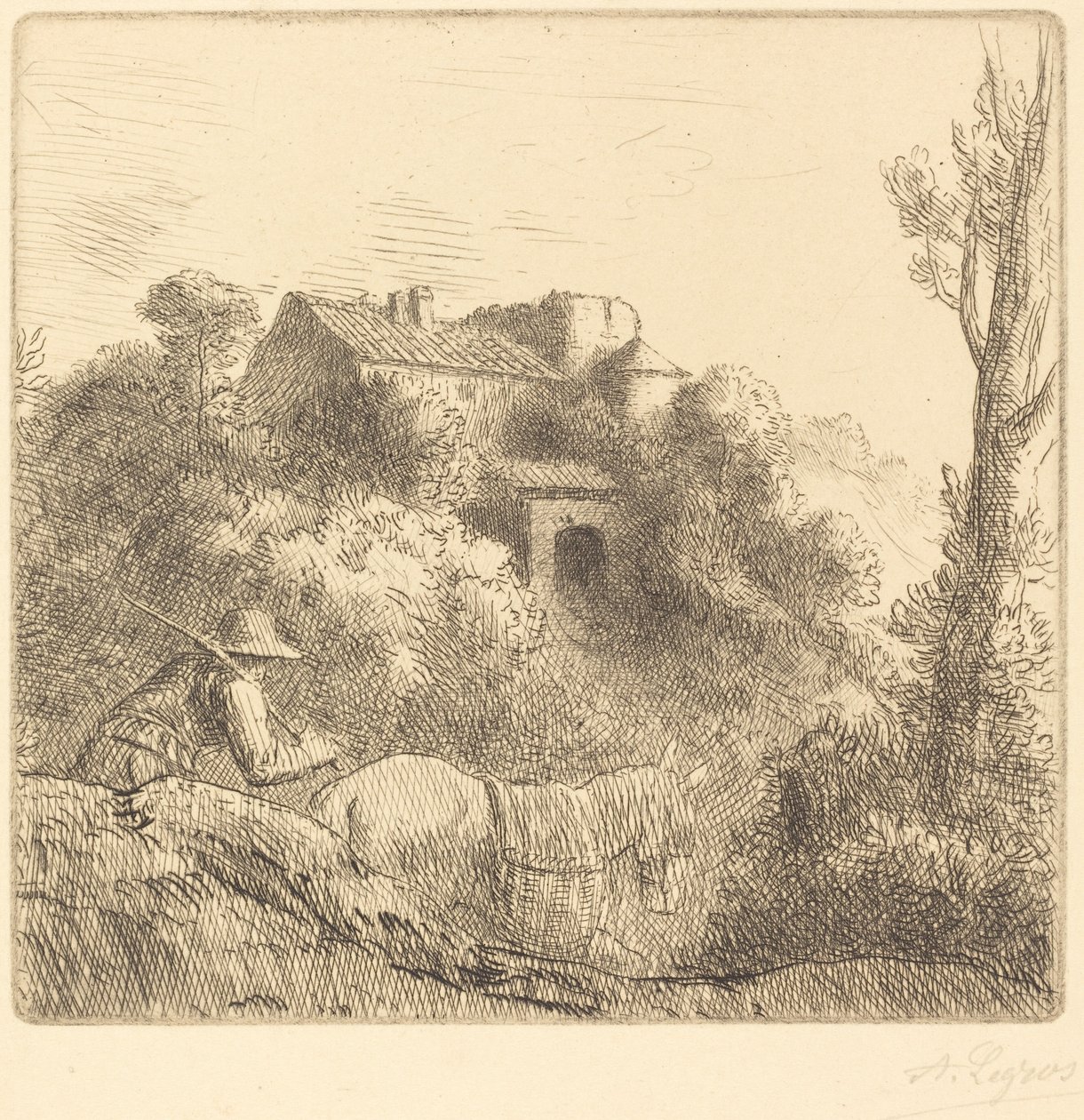 Farma na wzgórzu Farma na wzgórzu. autorstwa Alphonse Legros