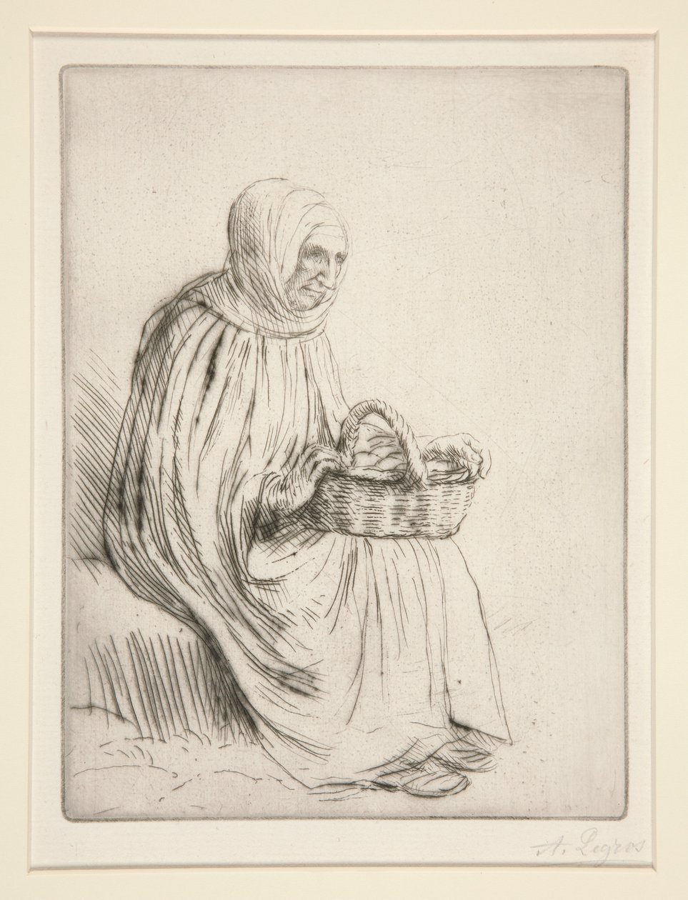 Kobieta z targu autorstwa Alphonse Legros