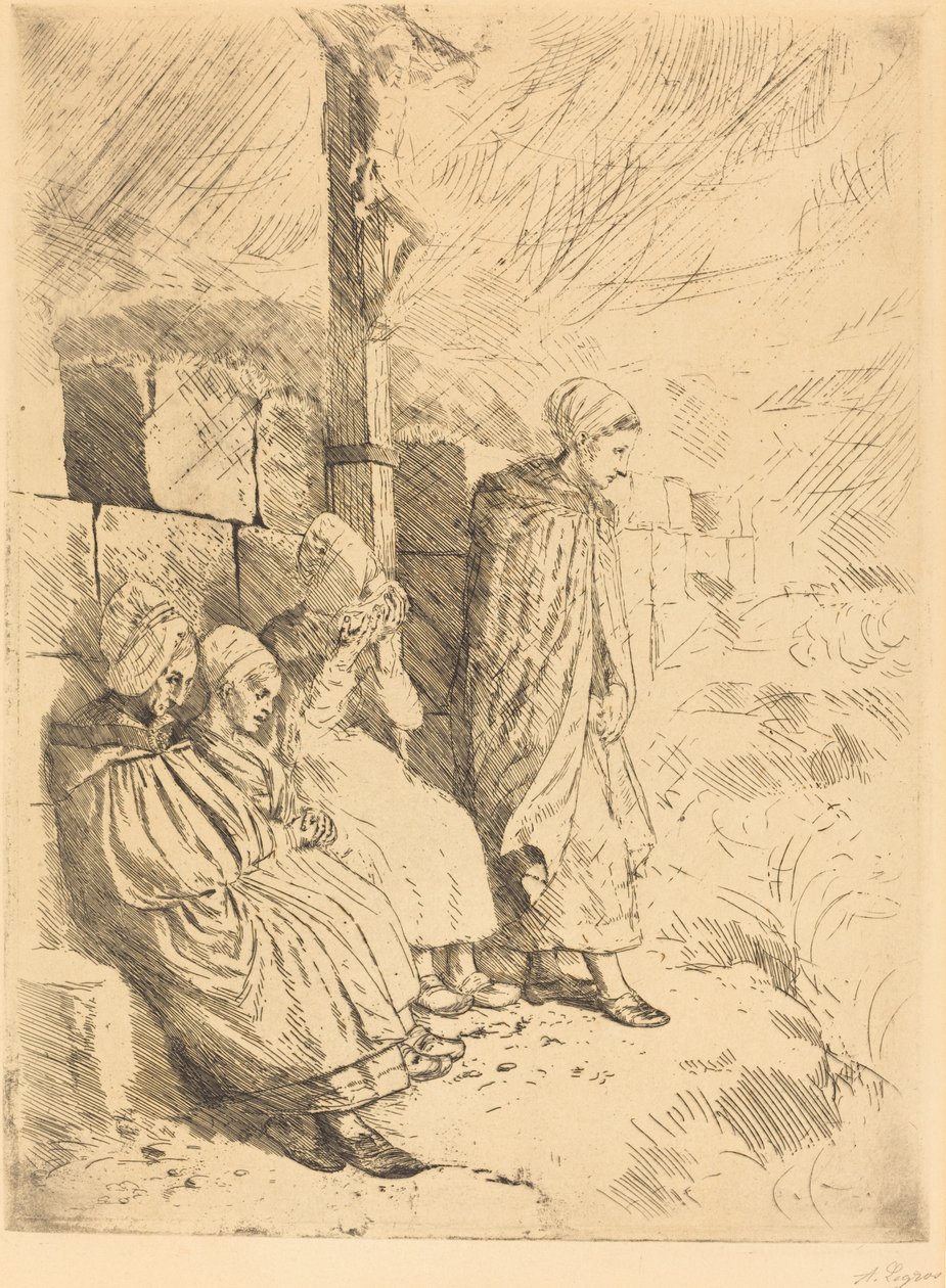 Żony rybaków autorstwa Alphonse Legros