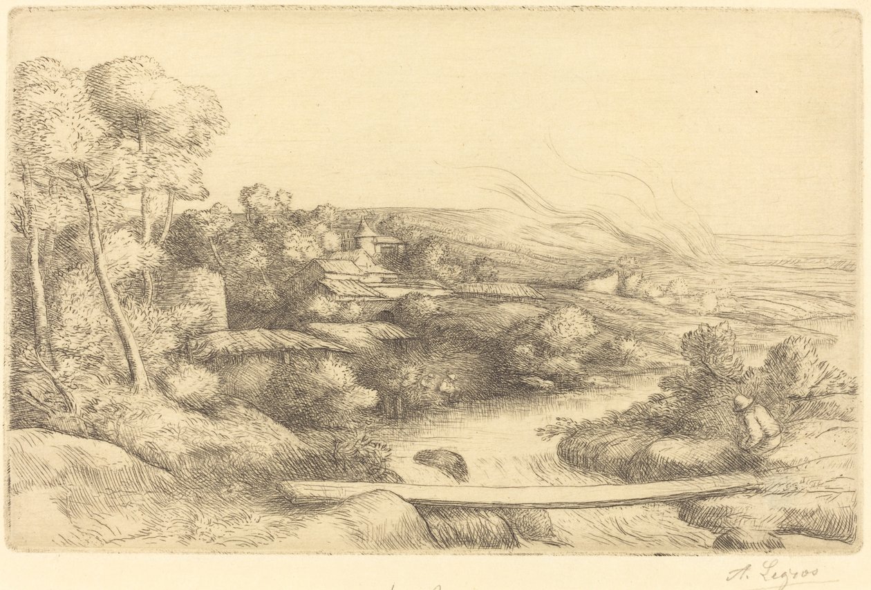 Kładka autorstwa Alphonse Legros