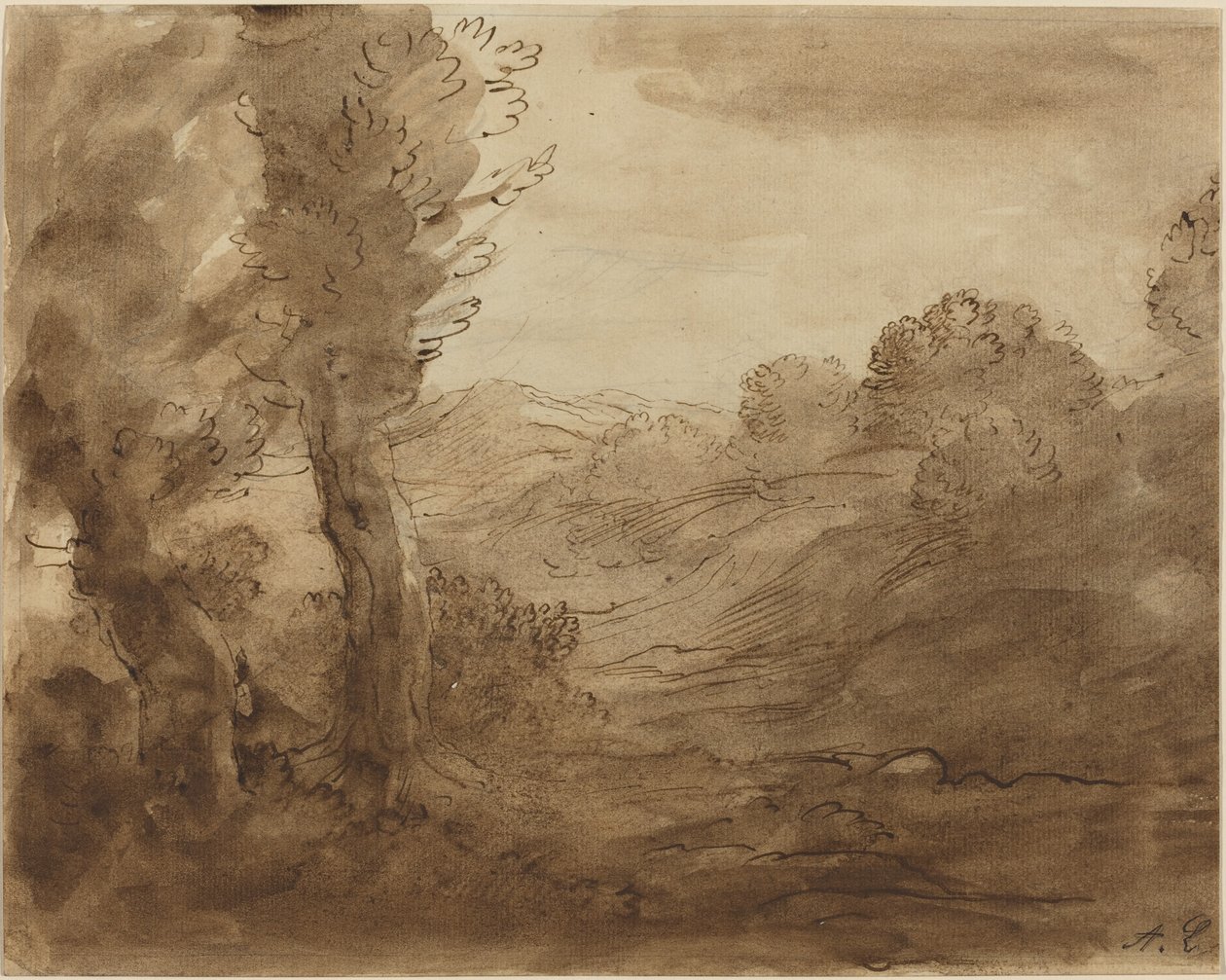 Chodnik w Burgundii autorstwa Alphonse Legros