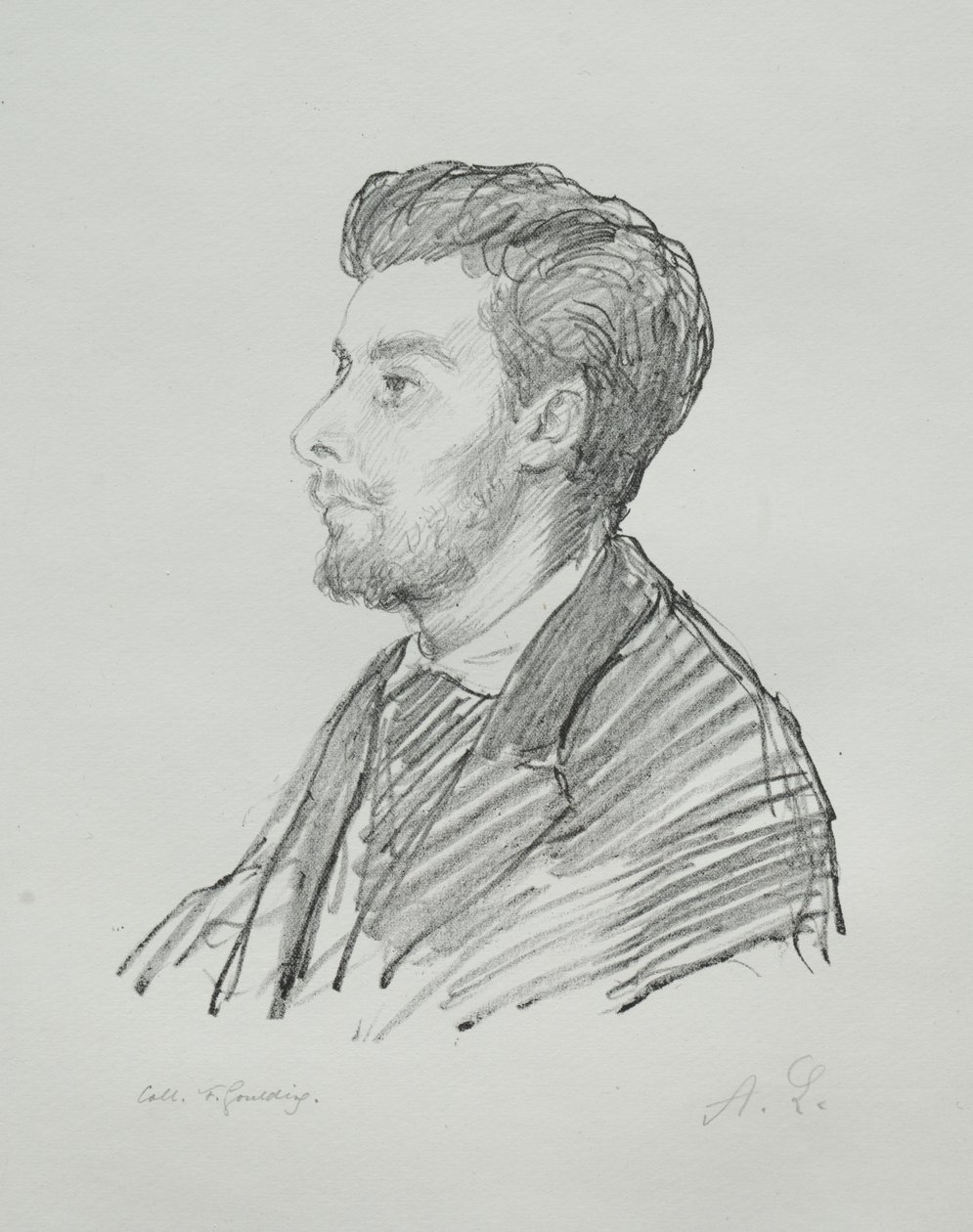 Fréderic Régamey autorstwa Alphonse Legros