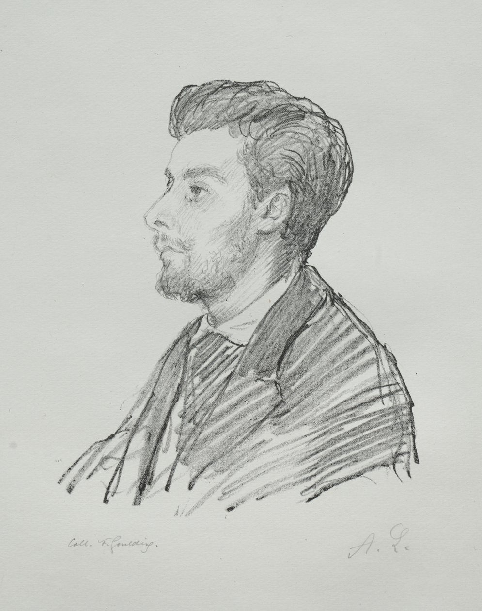 Fréderic Régamey autorstwa Alphonse Legros