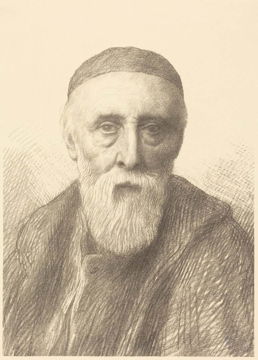 G.F. Watts, członek Królewskiej Akademii Sztuk Pięknych, druga matryca autorstwa Alphonse Legros