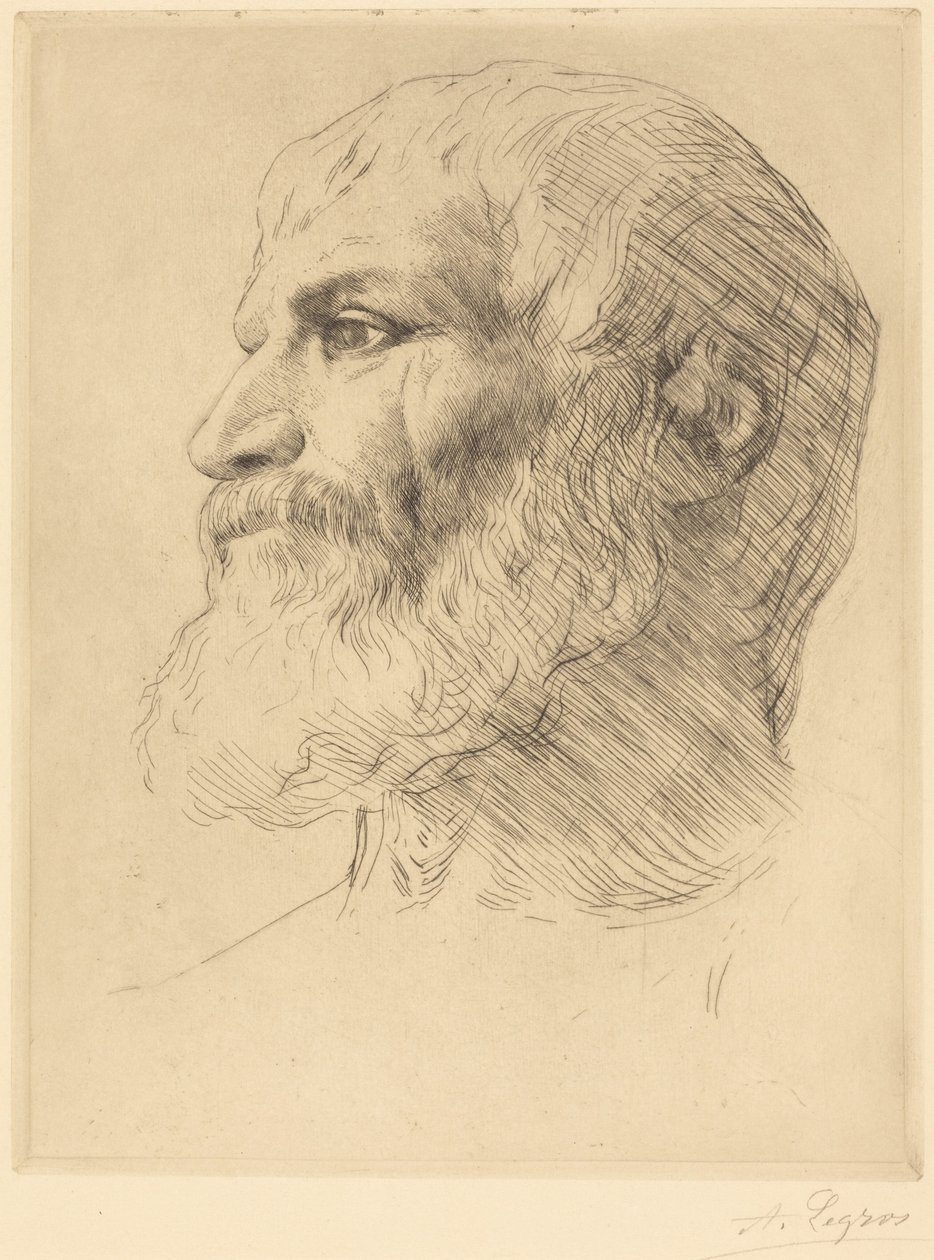 Head of Souliote (Głowa Souliote) autorstwa Alphonse Legros