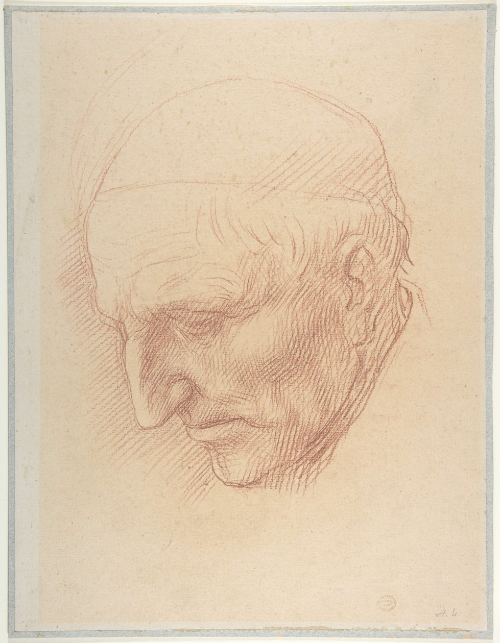 Głowa woźnego autorstwa Alphonse Legros