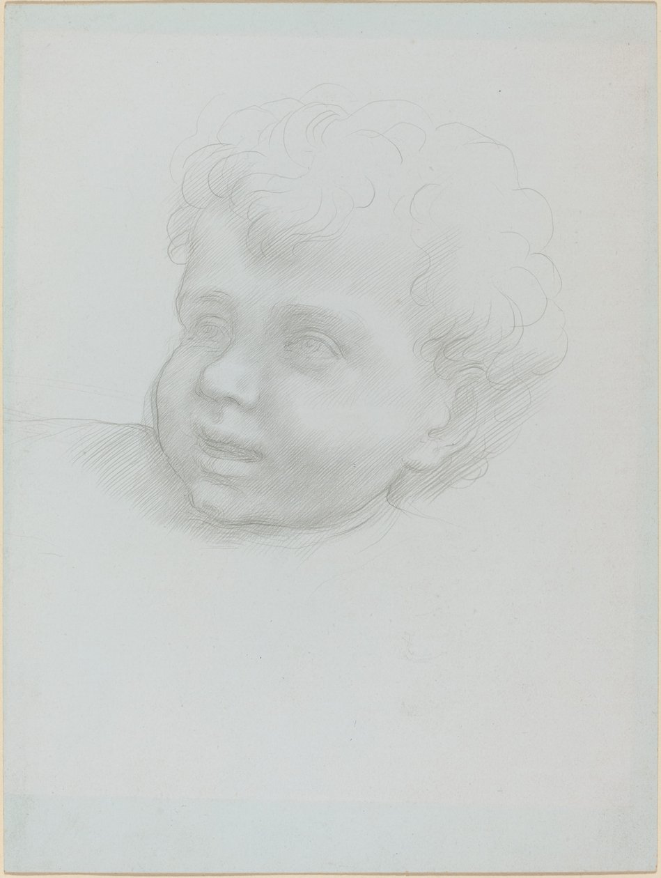 Głowa dziecka autorstwa Alphonse Legros