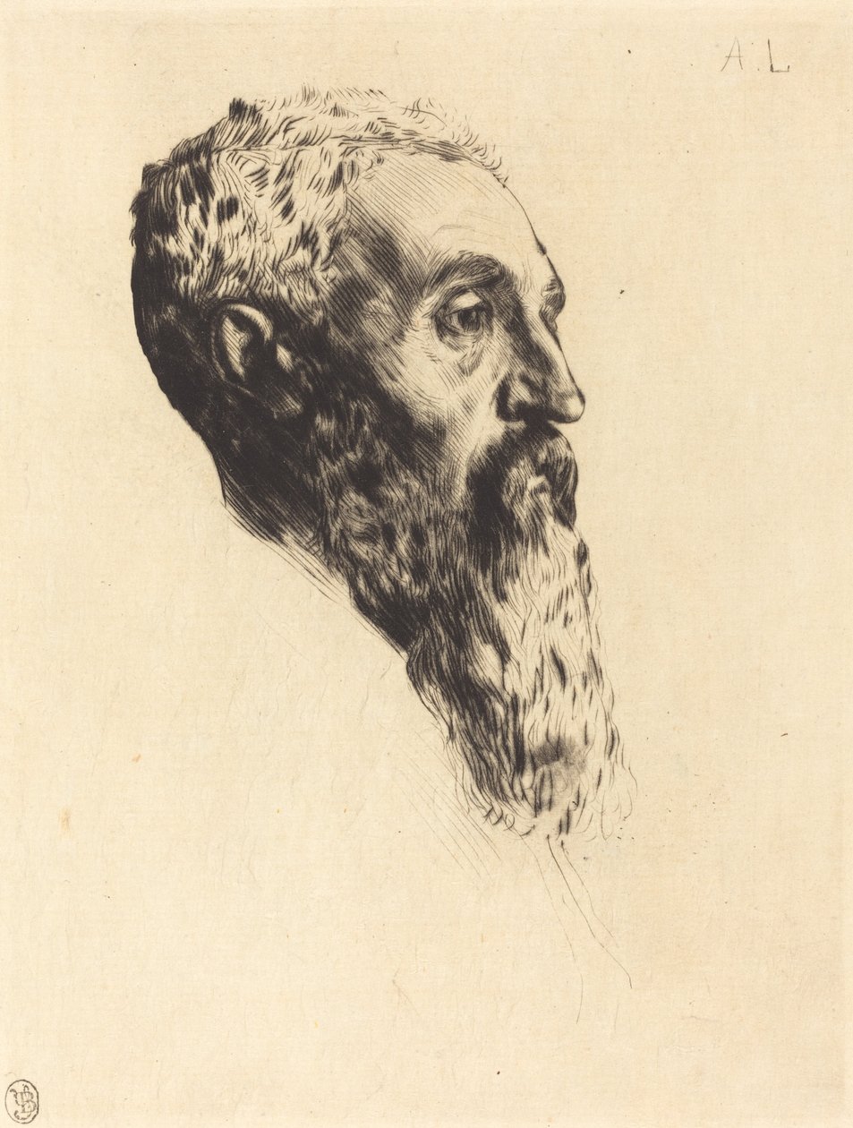 Szef modelki autorstwa Alphonse Legros