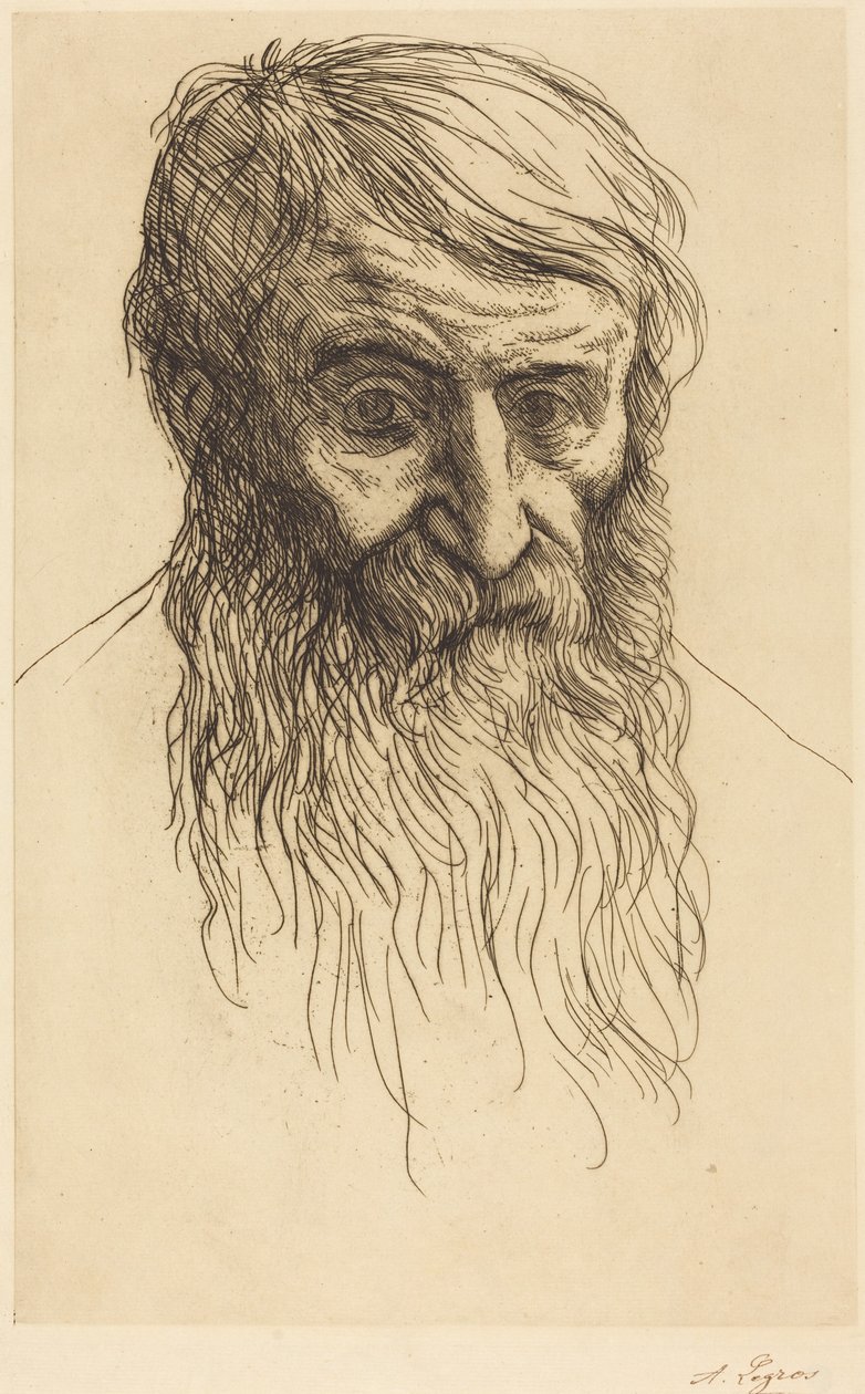 Głowa filozofa (Tête de philosophe) autorstwa Alphonse Legros