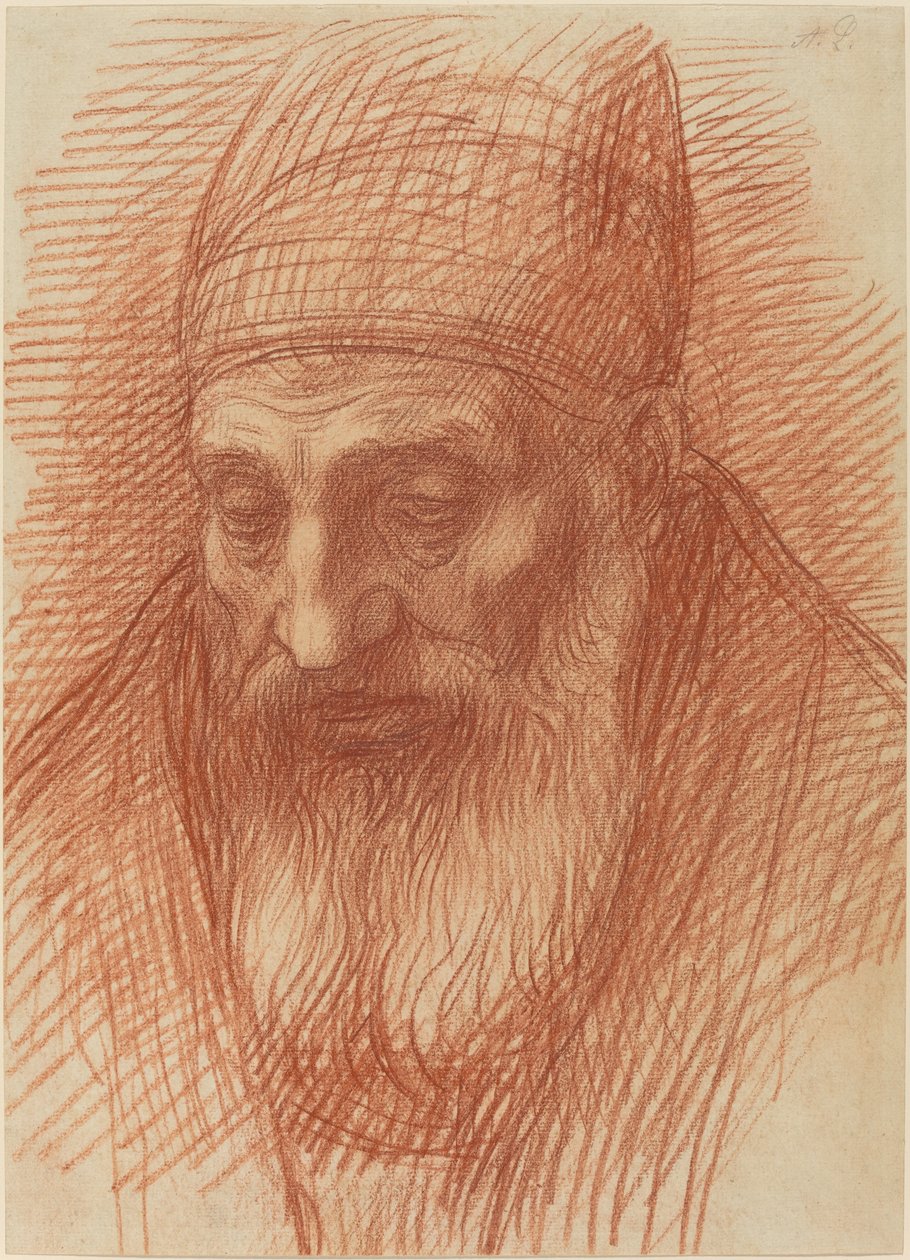 Głowa księdza autorstwa Alphonse Legros