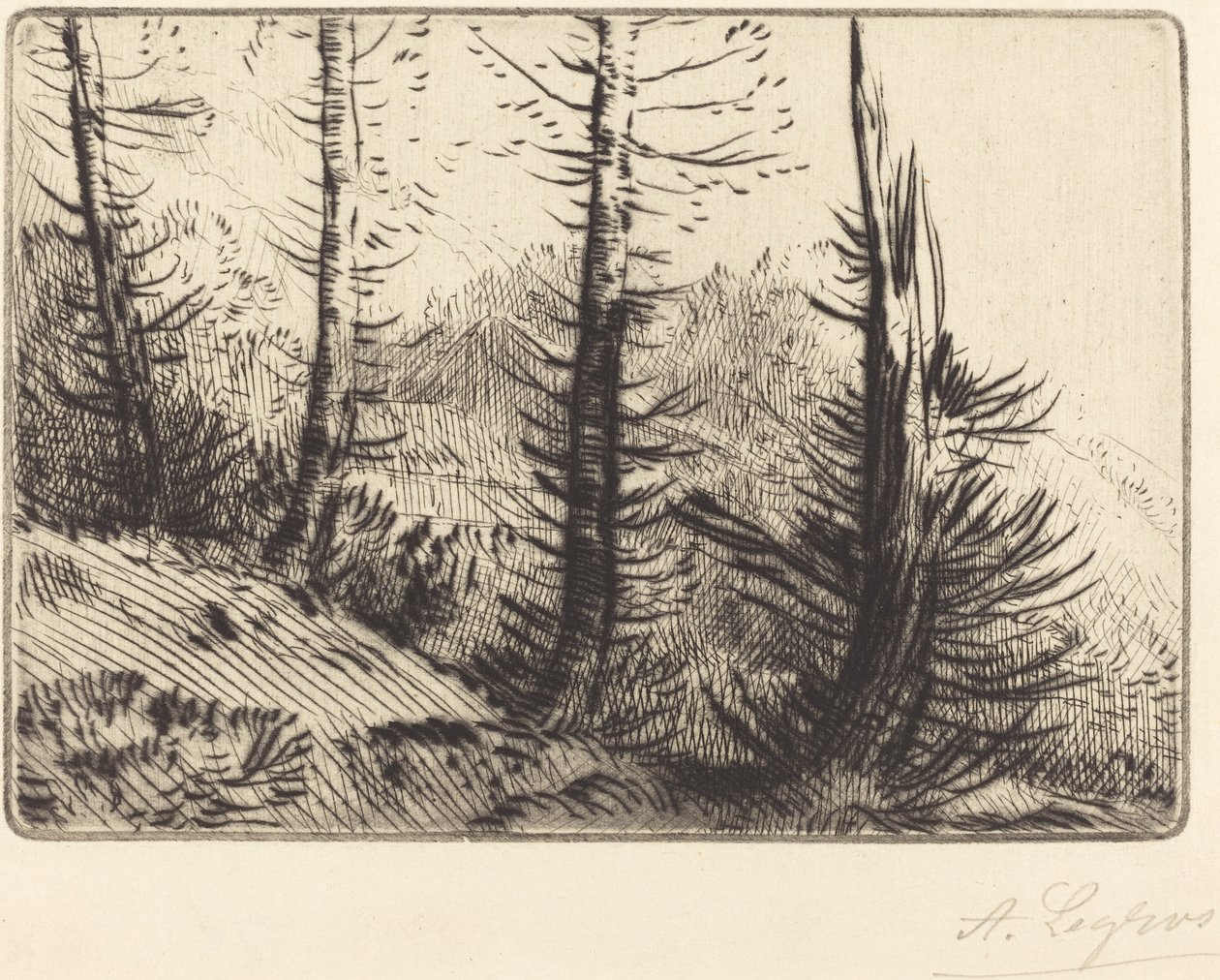 W Pirenejach autorstwa Alphonse Legros