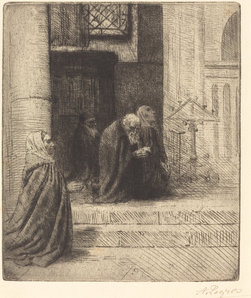 Wnętrze kościoła (Interieur d