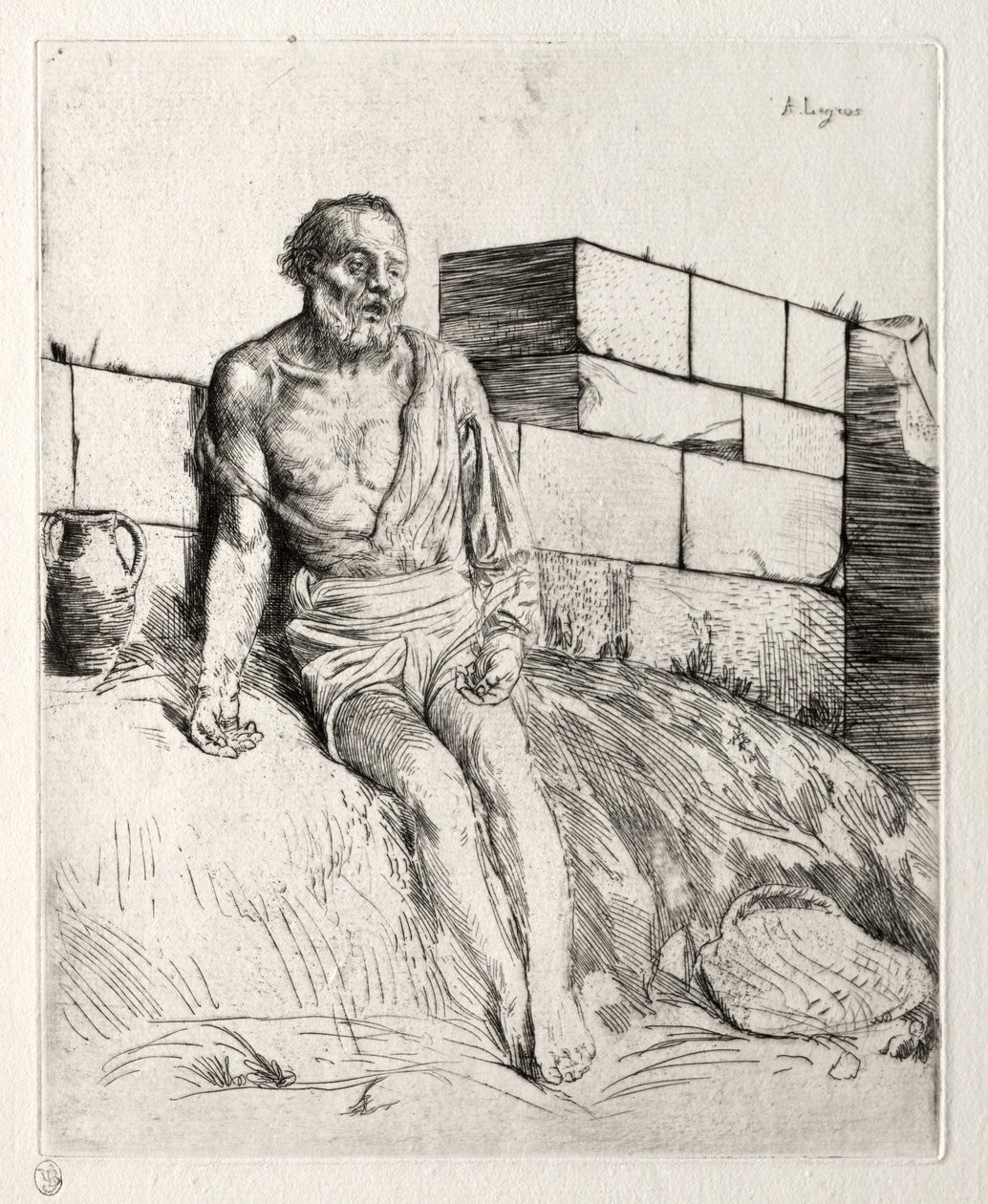 Praca (Pierwsza Płyta) autorstwa Alphonse Legros