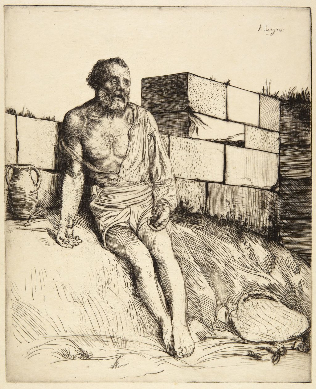 Praca autorstwa Alphonse Legros