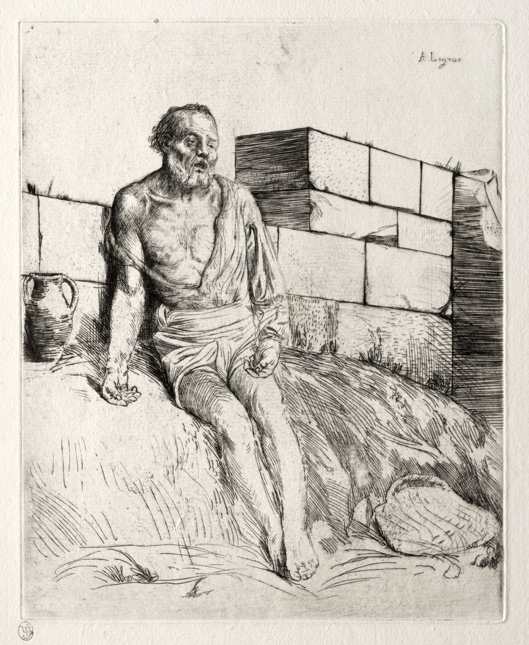Pierwsza płyta Job. autorstwa Alphonse Legros