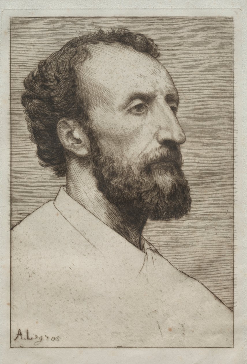 Jules Dalou autorstwa Alphonse Legros