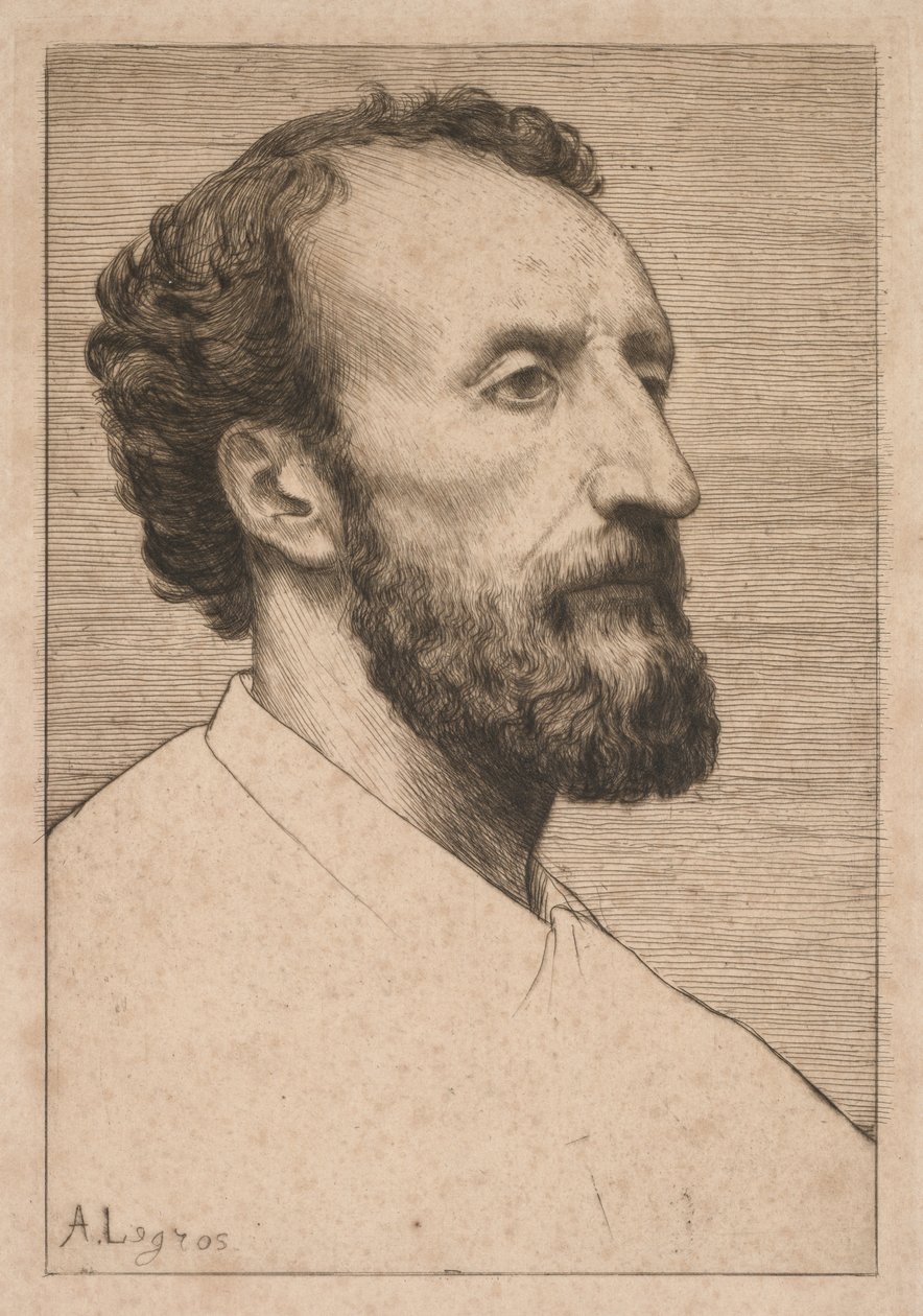 Jules Dalou autorstwa Alphonse Legros