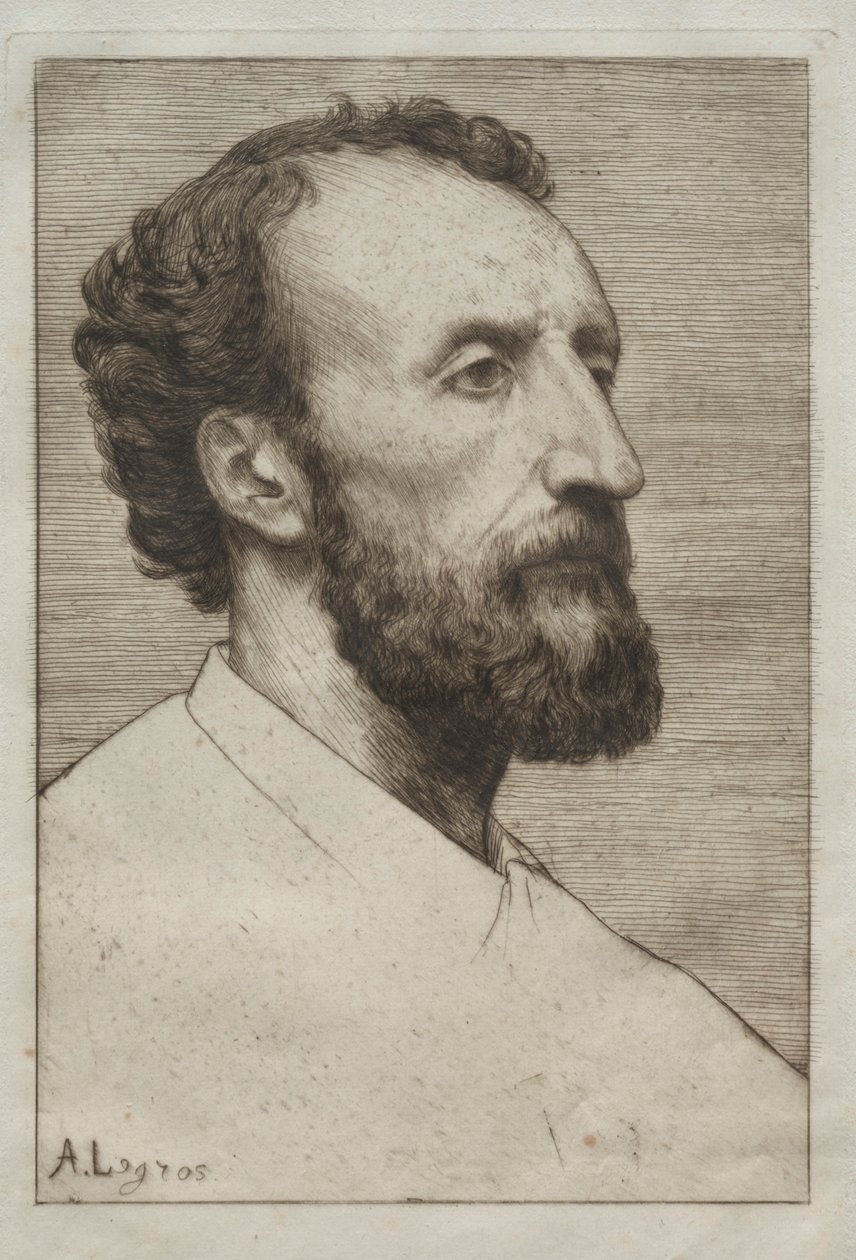 Julesa Dalou. autorstwa Alphonse Legros