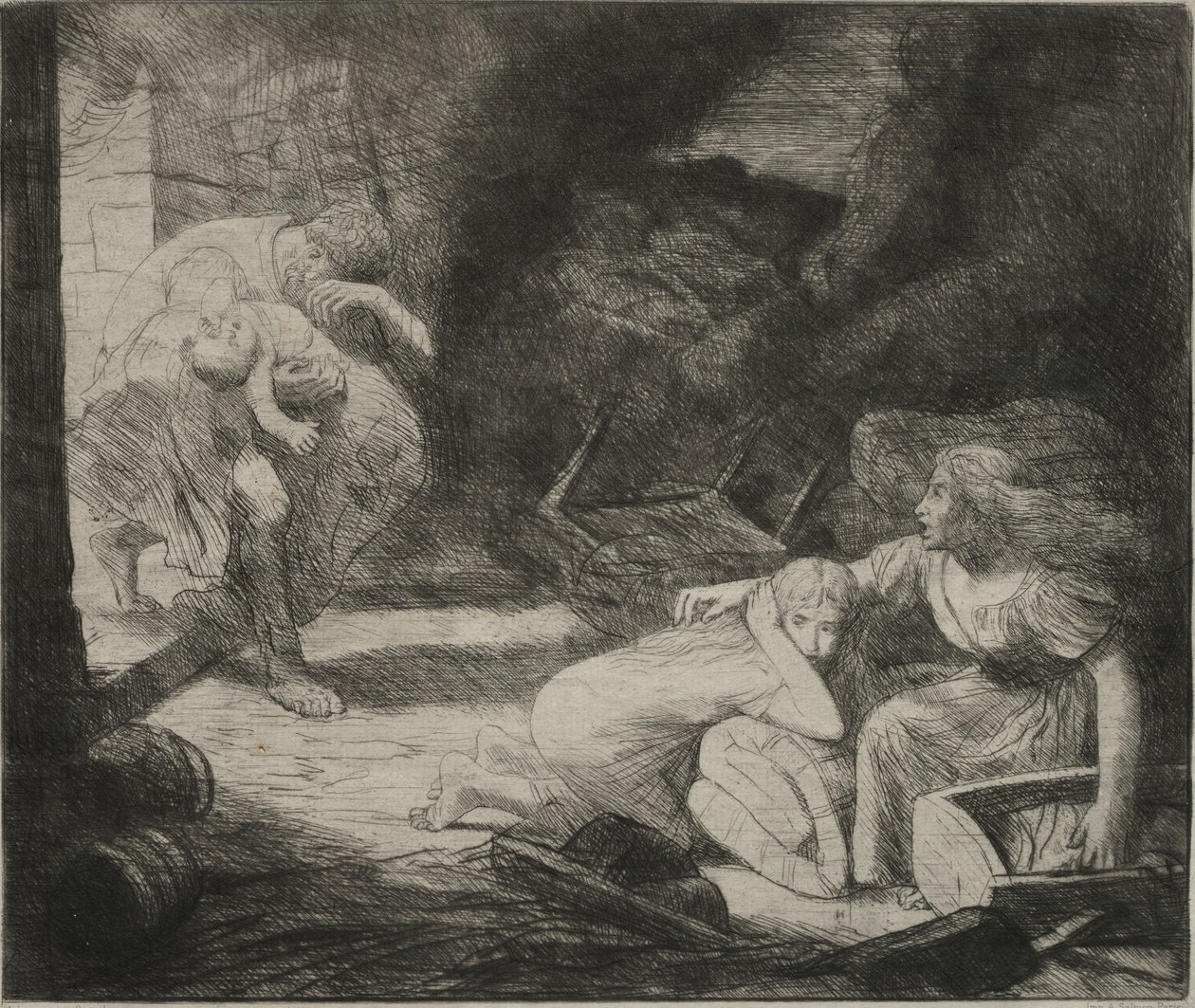 Licendie, 1876. autorstwa Alphonse Legros