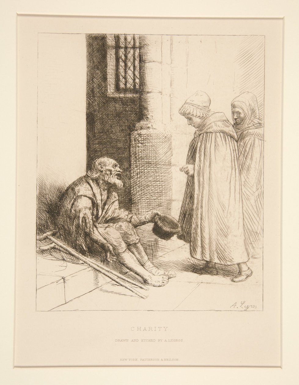 Miłosierdzie autorstwa Alphonse Legros