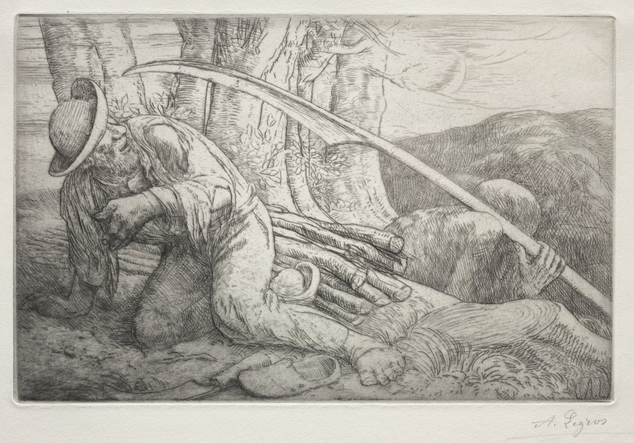 Śmierć i drwal (5. płyta) autorstwa Alphonse Legros