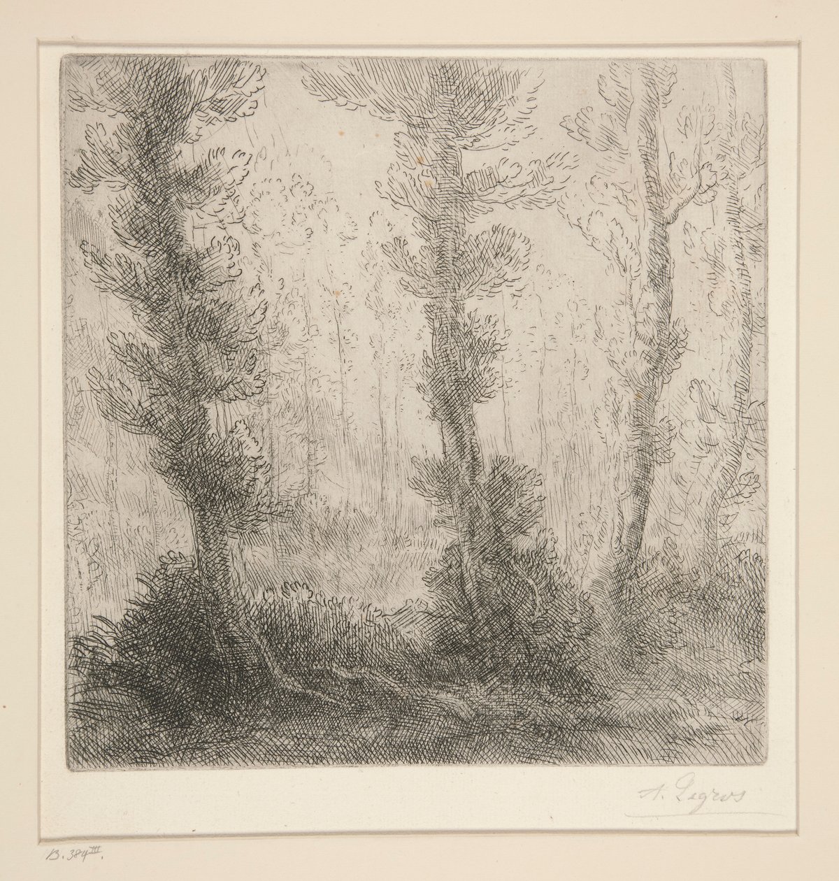 Małe jezioro autorstwa Alphonse Legros