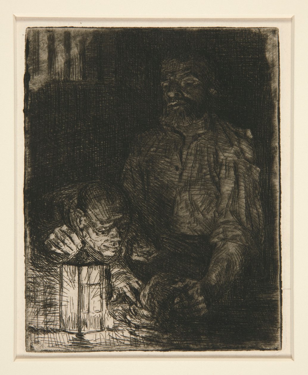 La Tete supplicie (Głowa skazanych) autorstwa Alphonse Legros