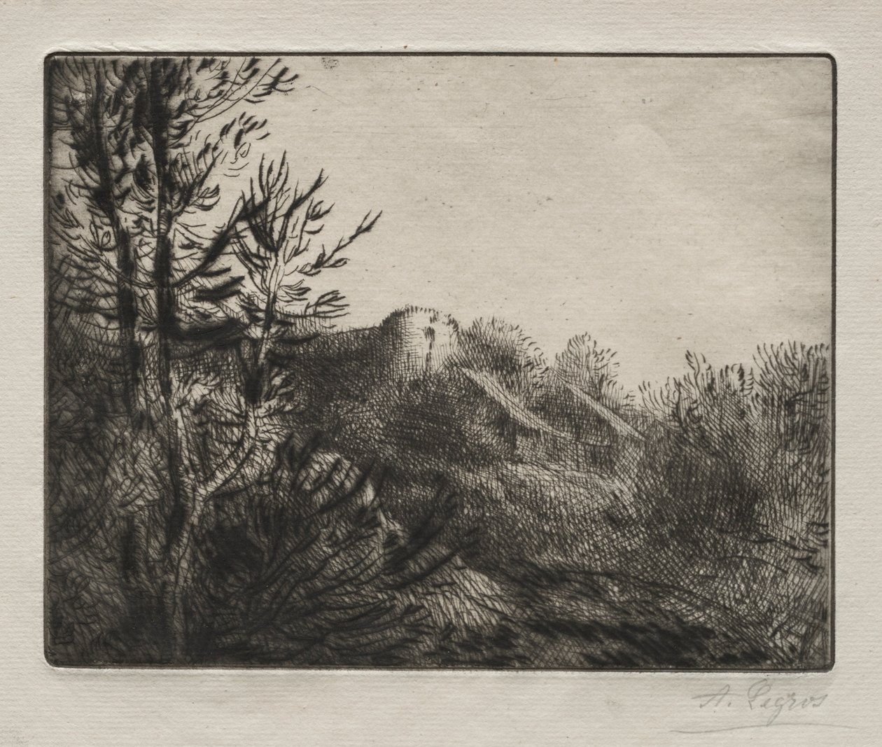 Farma Valoux. autorstwa Alphonse Legros