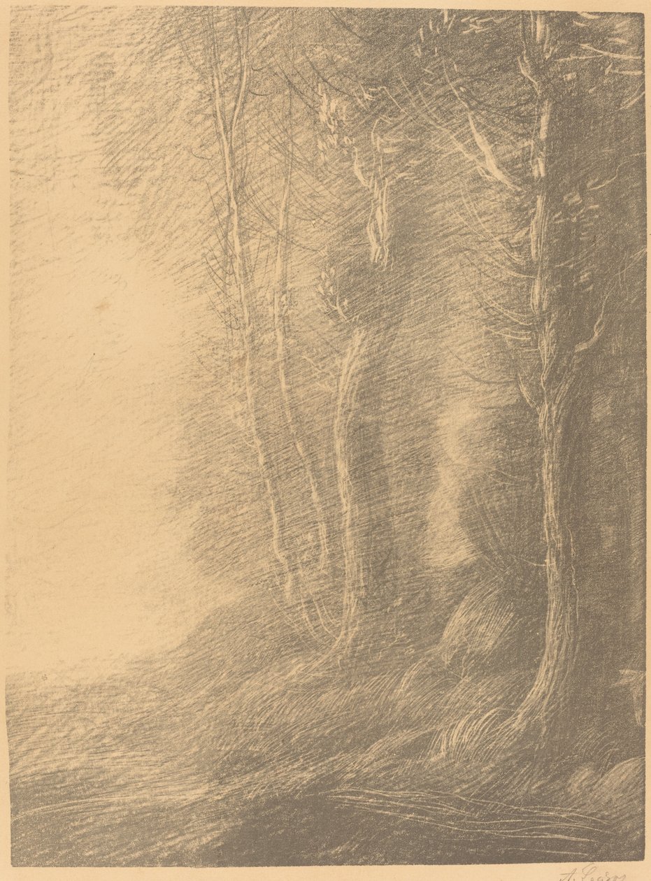 Krajobraz autorstwa Alphonse Legros