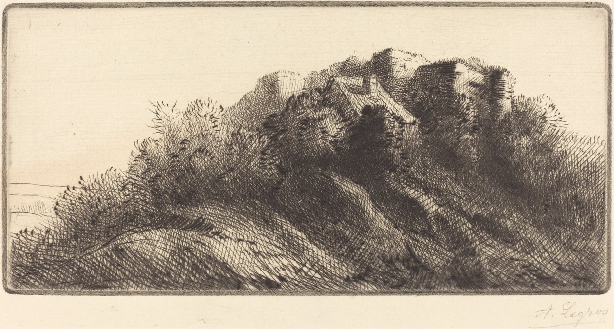 Krajobraz autorstwa Alphonse Legros
