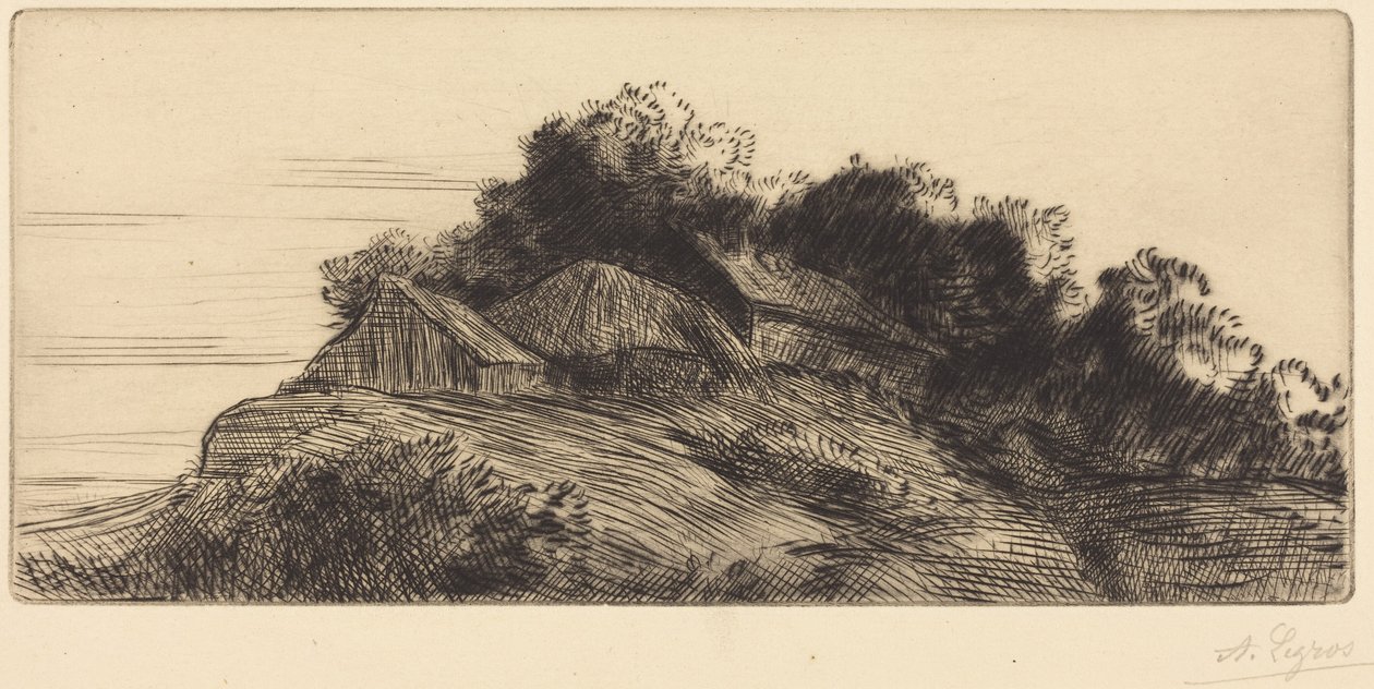 Pejzaż autorstwa Alphonse Legros